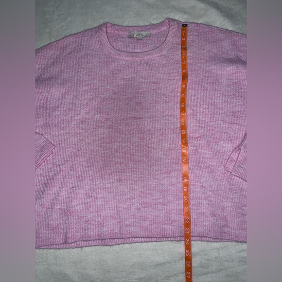 LOFT Soft Pink Knit Top - Picture 4 of 4